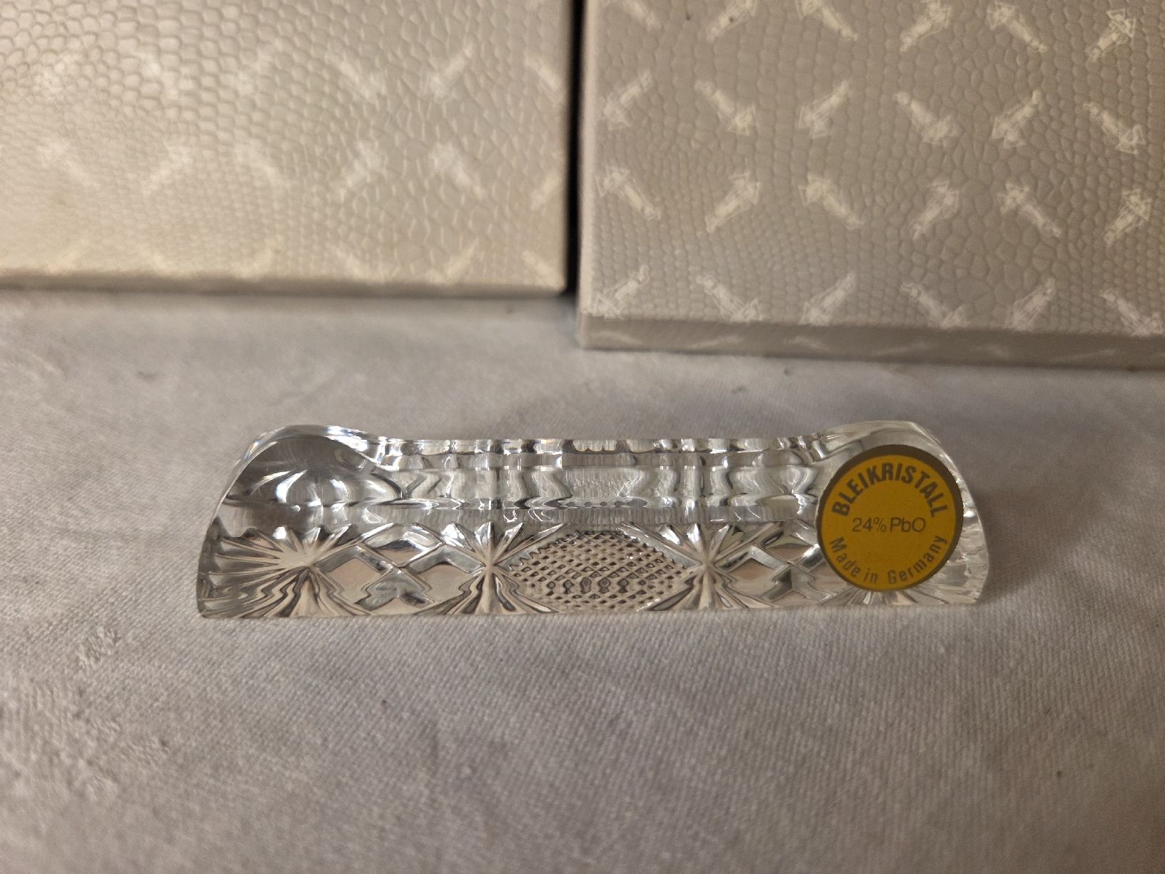 Set di posate: Bleikristall Messerhalter, 11 Stk – Nuovo e nell'imballaggio originale da Muotathal venduto da sch_h6cz 1