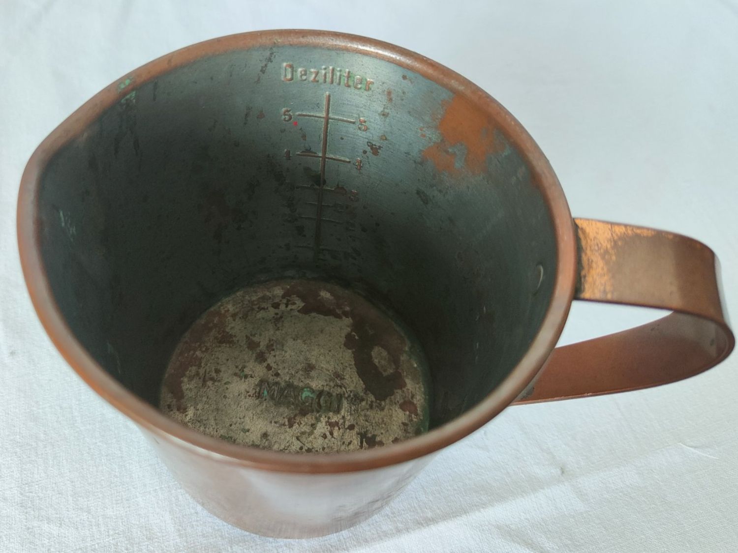 Komplettküchen: Messbecher Kupfer Maggi 5 dl gebraucht – Gebraucht aus Wollerau von yukonjack0815 4