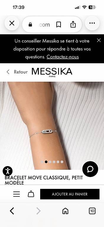 Messika Bracciali & Braccialetti: Messika Baby move or blanc – Usato da Muraz (Collombey) venduto da jaoo21 2