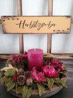 🎃Herbstzauber Kranz- Kerze Tablett Deko