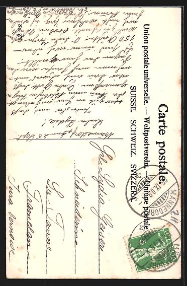 Cartoline postali: Männedorf, Blick auf den See, Segelboot – Usato da Berlin venduto da bartko-reher 1