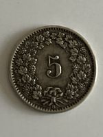5 centesimi 1877 stemma raro 