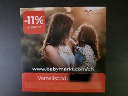 Babymarkt Gutschein -11% ab 24CHF