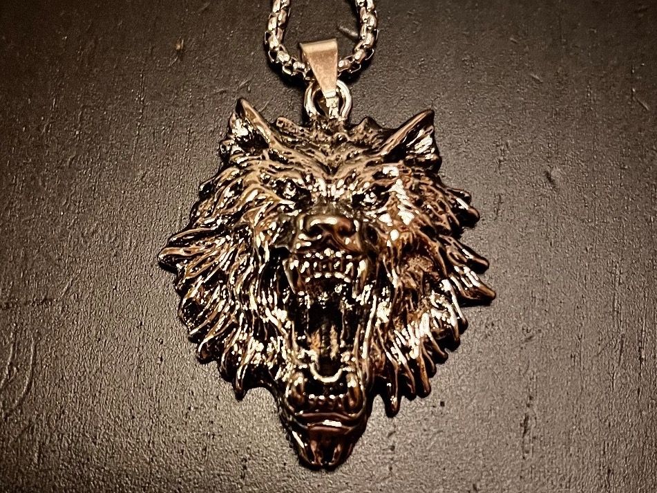 Ciondoli: Amulett/ Anhänger Wolf – Nuovo (secondo la descrizione) da Gams venduto da Mariawicca
