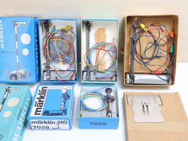 Märklin 4 x Flügelsignal Signal 7039 / 7038 - H0 OVP