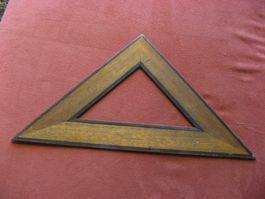 Zeichendreieck aus Holz
