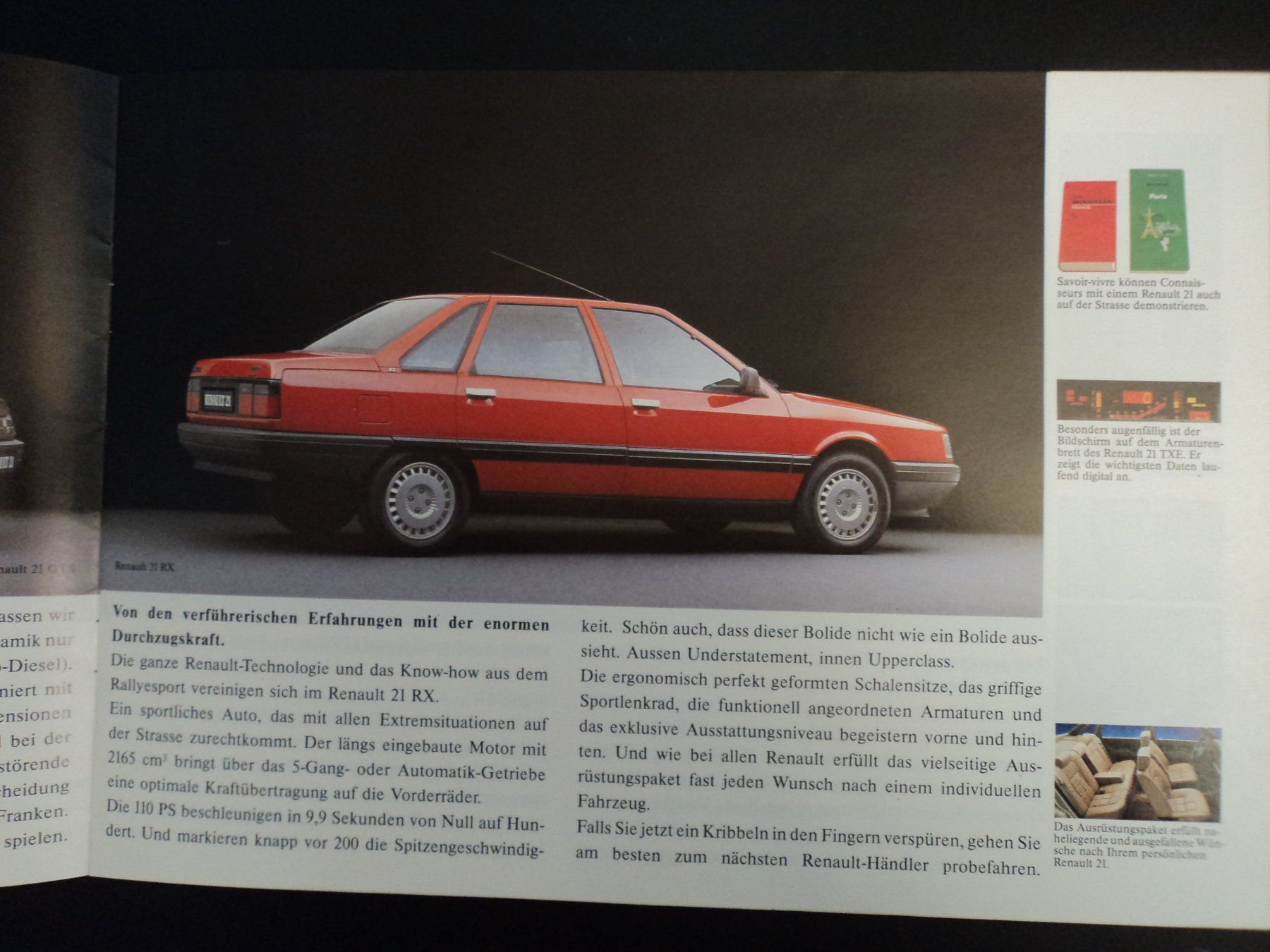 Renault Dokumente: Prospekt Renault Programm 1987 mit R5 GTE R9 GTE Nevada 25 – Gebraucht aus Schwarzenburg von modelCARama 6