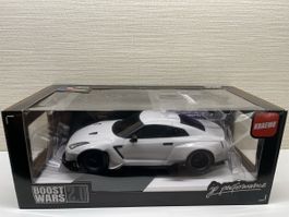 Modèle Réduit Solido 1/43 Nissan GT-R R35 Liberty Walk 2015 - Neuf Avec Boîtier - Bleu