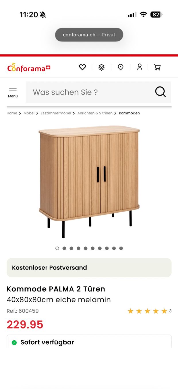 Conforama Kommoden: Conforama Kommode PALMA – Neu (gemäss Beschreibung) aus Unterkulm von kra_2kp7 3