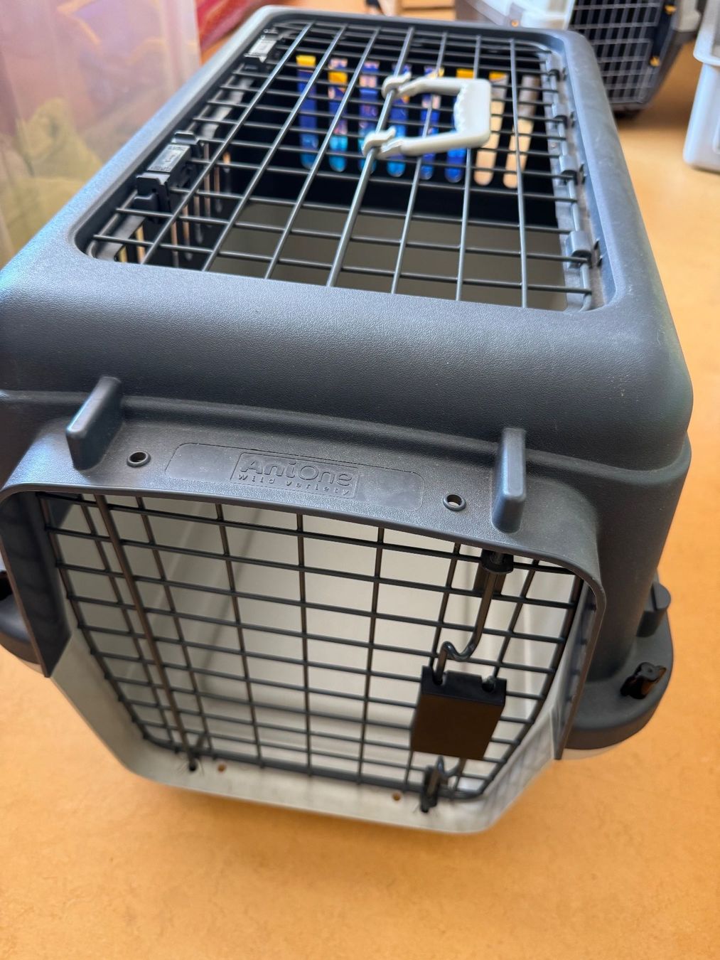 Gabbie, trasporto & Sicurezza: Hundereisebox fürs Auto – Nuovo (secondo la descrizione) da Rombach venduto da Juspola