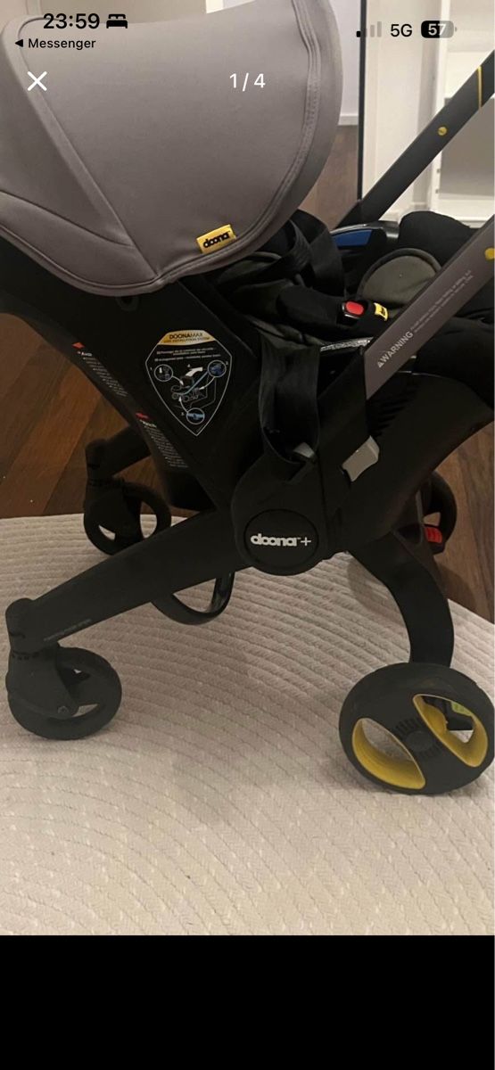 Carrozzine: Doona Kinderwagen mit Isofix – Usato da Trimmis venduto da htc_l87q 2