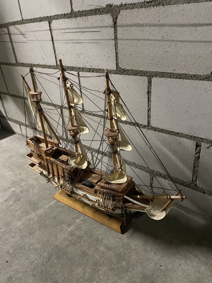 Tutte le decorazioni: Holzschiff - Kriegsschiff 3 Mast – Nuovo (secondo la descrizione) da Suhr venduto da mal_89fb 4