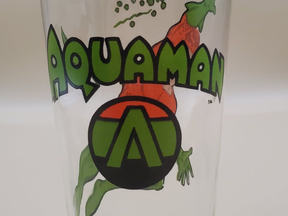 Pepsi Bicchieri: Verre de collection Aquaman, DC Comics – Usato da Rennaz venduto da La_malle_du_dauphin 3