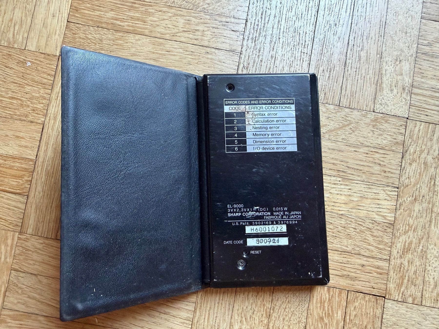 Sharp Taschenrechner: Sharp Scientific Calculator EL-9000 aus 1987 – Gebraucht aus Adliswil von synchrot 3