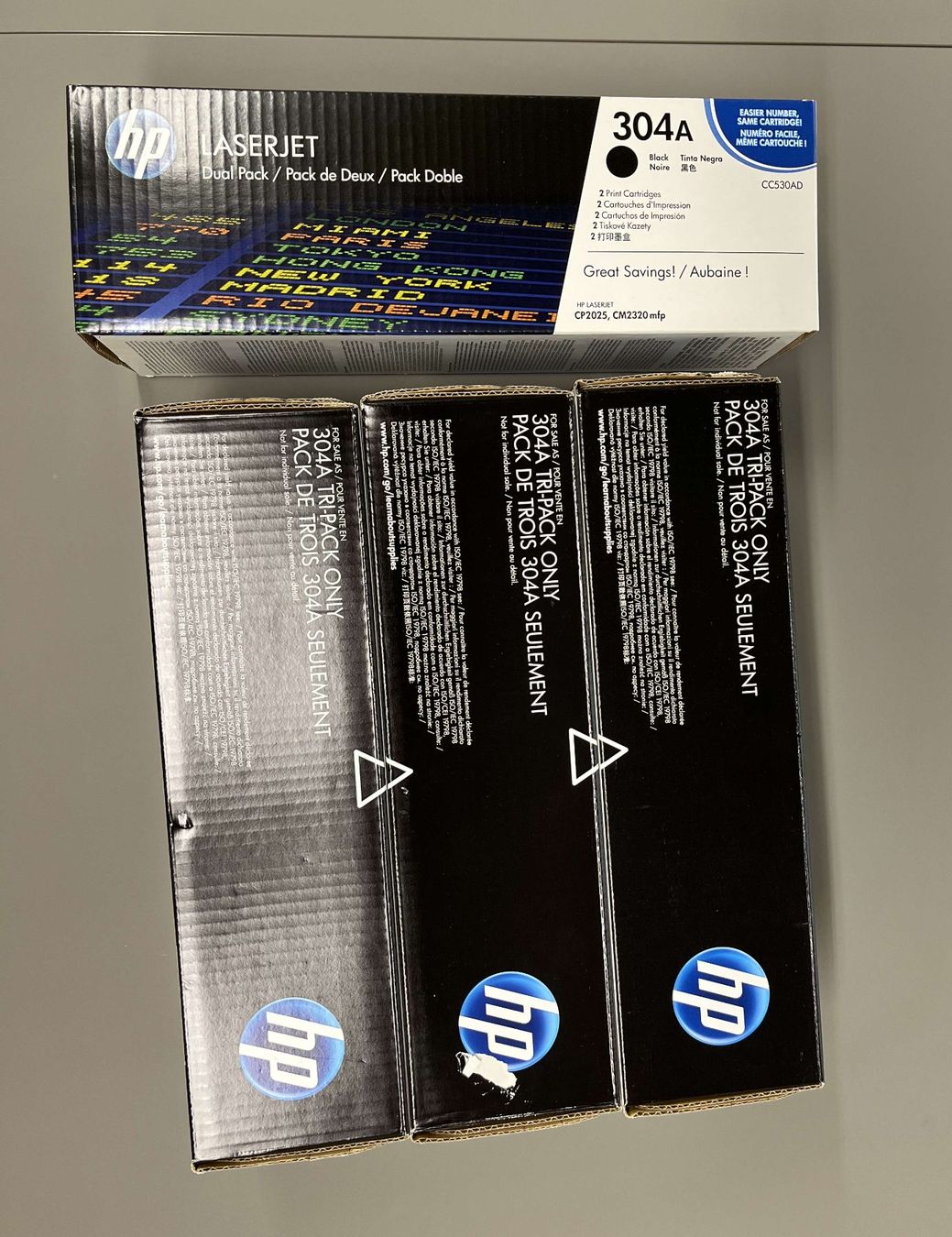 Hewlett Packard Druckerpatronen & Toner: Toner Set HP 304A – Neu und originalverpackt aus Au ZH von McMunk 1
