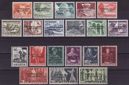 ONU Satz SBK-Nr. 1-20 (Aufdruck 1950) gestempelt