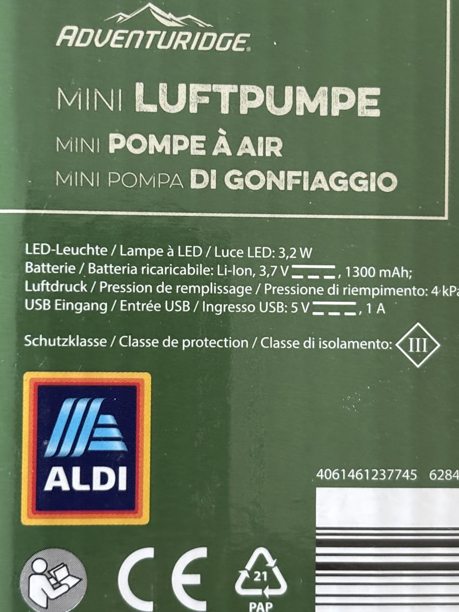 Laborzubehör: Mini Air Pump - New in Box - Great for Camping! – Neu und originalverpackt aus Mellingen von Guilhermefurlan 5