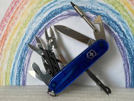 VICTORINOX - Cyber Tool M blue trans - Sackmesser