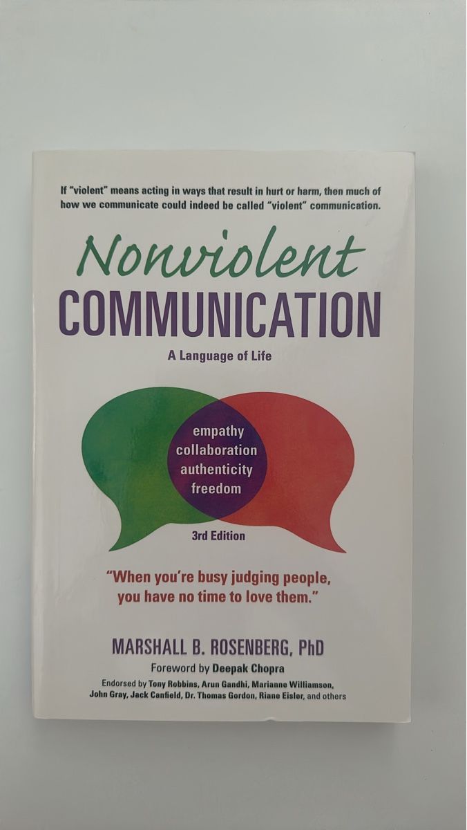 Bücher: Book: Nonviolent Communication, Marshall B. Rosenberg – Gebraucht aus Zürich von anouk_8008