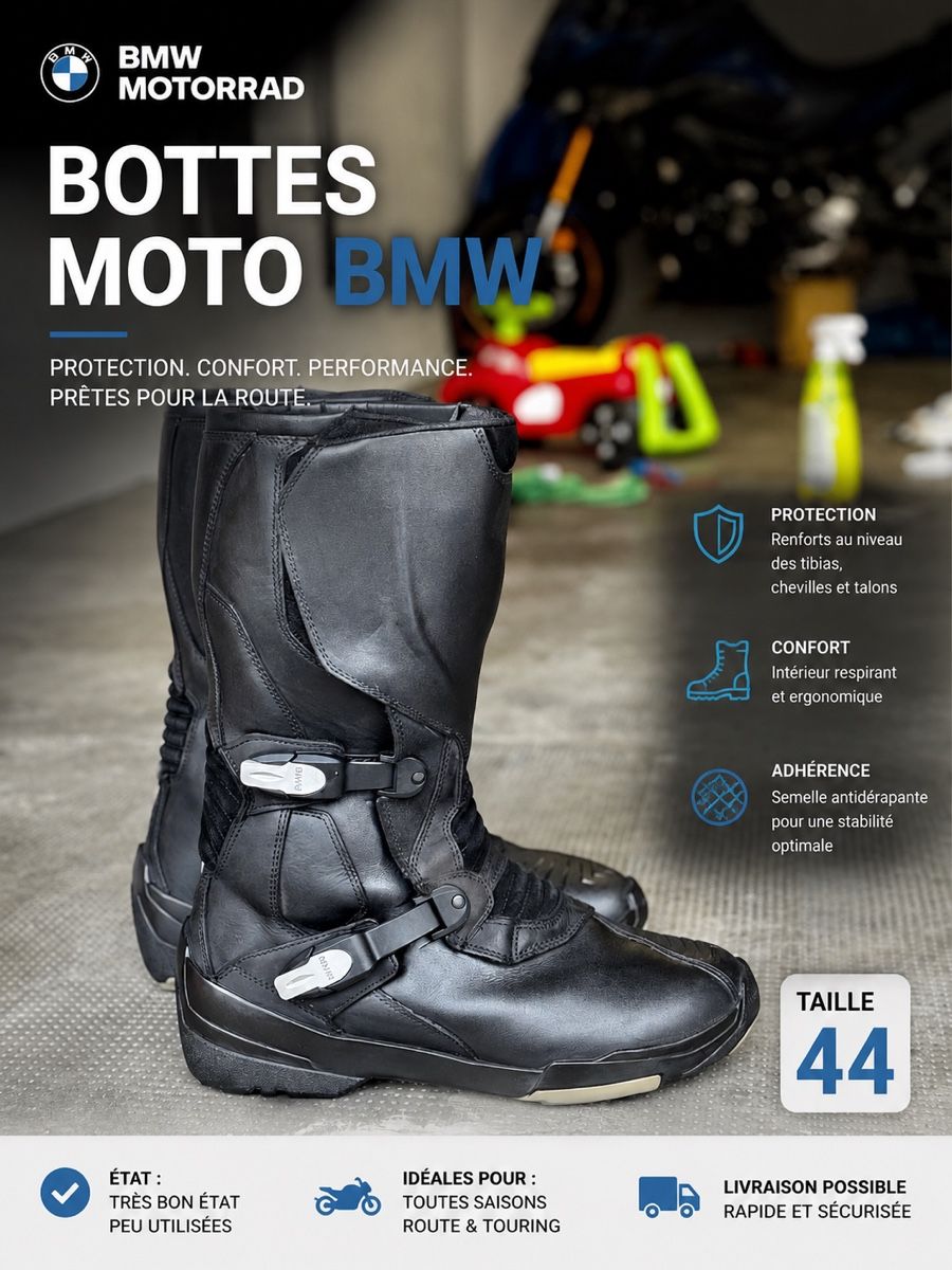 Scarpe da uomo: Bottes moto BMW – Usato da Lausanne venduto da Flamursh