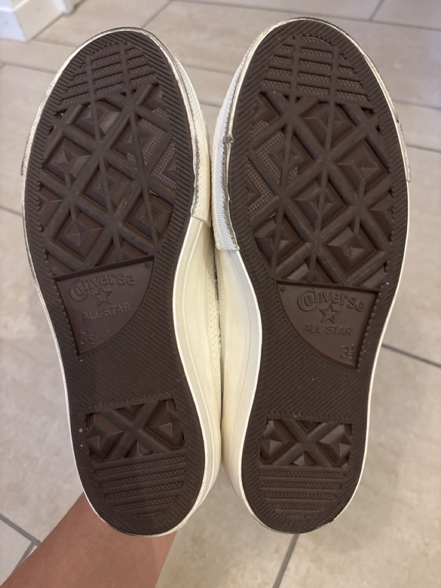 Damenschuhe: Converse Plateau Sneaker mit Spitze - Grösse 36 – Neu (gemäss Beschreibung) aus Suhr von Mira-21 3