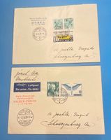 2 CH Briefe m. Sonderstmpl Welt-Eishockey Meisterschaft 1939