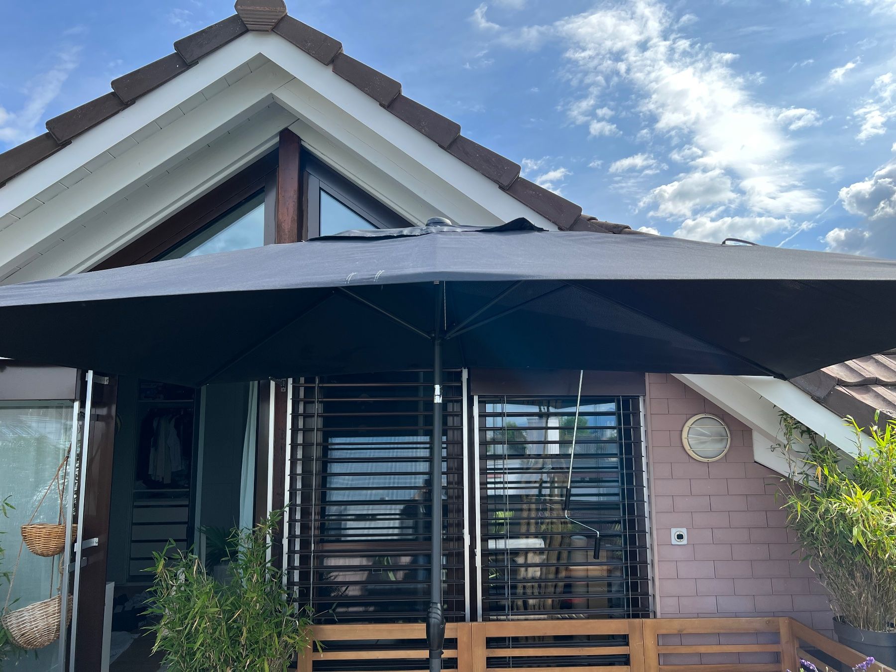 Sonnenschirme: Sonnenschirm ohne Sockel – Gebraucht aus Steinhausen von
