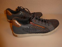Blaue Mädchenschuhe, Gr. 38