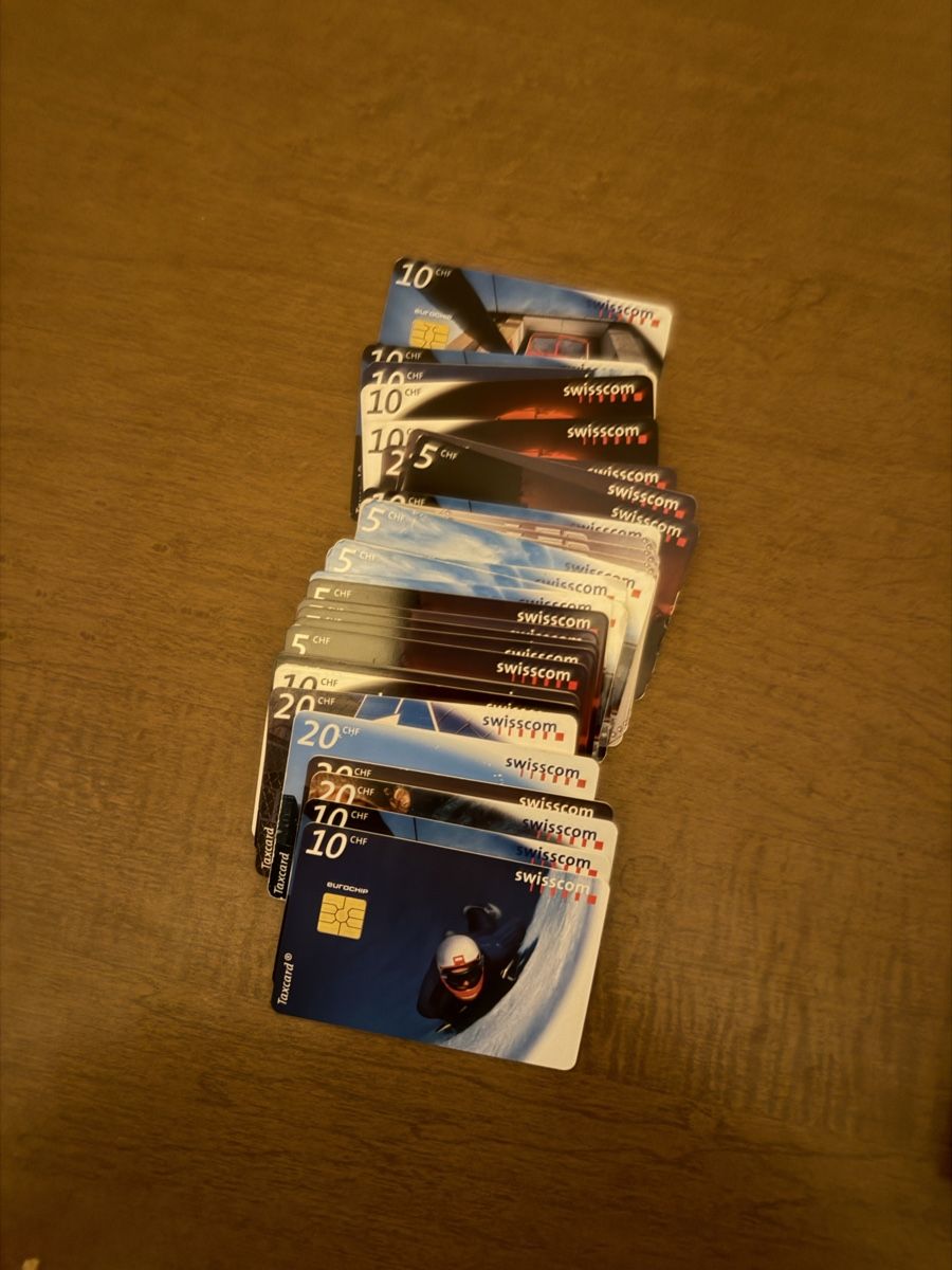 Telefon- & Taxkarten: Carte prepagate SwisscomCHF 5, 10, 20 stack lotto – Gebraucht aus S. Pietro von nap_9xjt