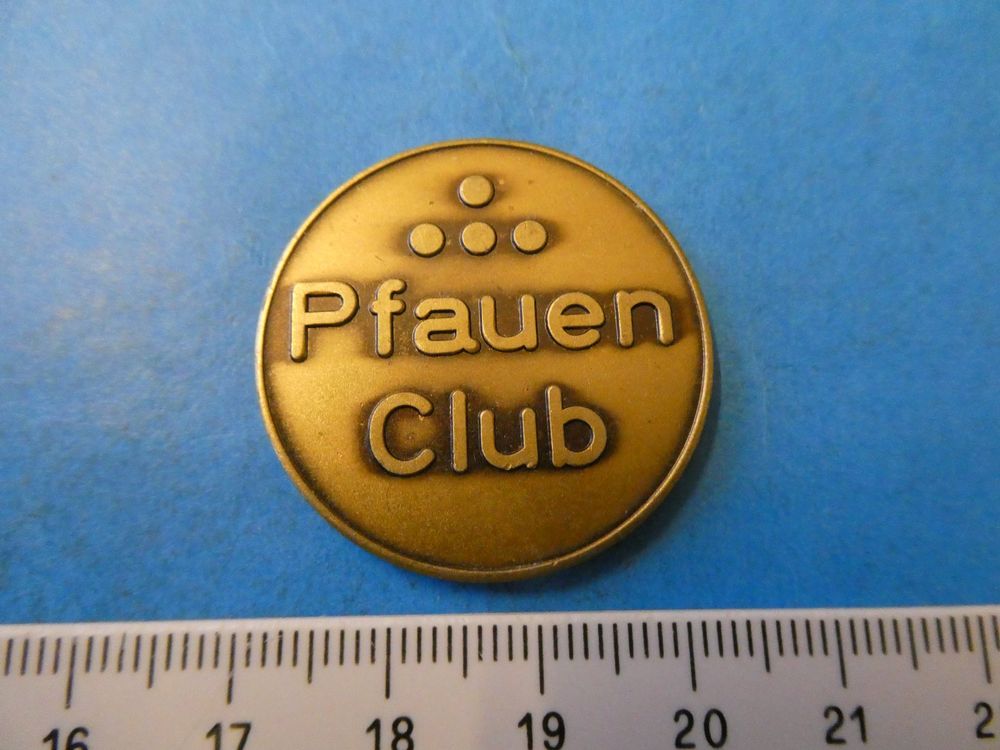 Zürich, Medaille/Jeton Pfauen-Club 33 mm 1