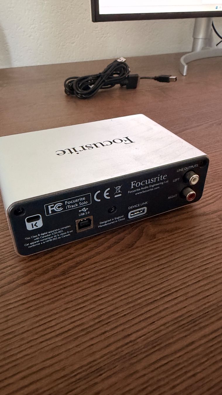 Focusrite Equalizer: Focusrite iTrack Solo - Audiointerface – Gebraucht aus Luzern von lino6030 5