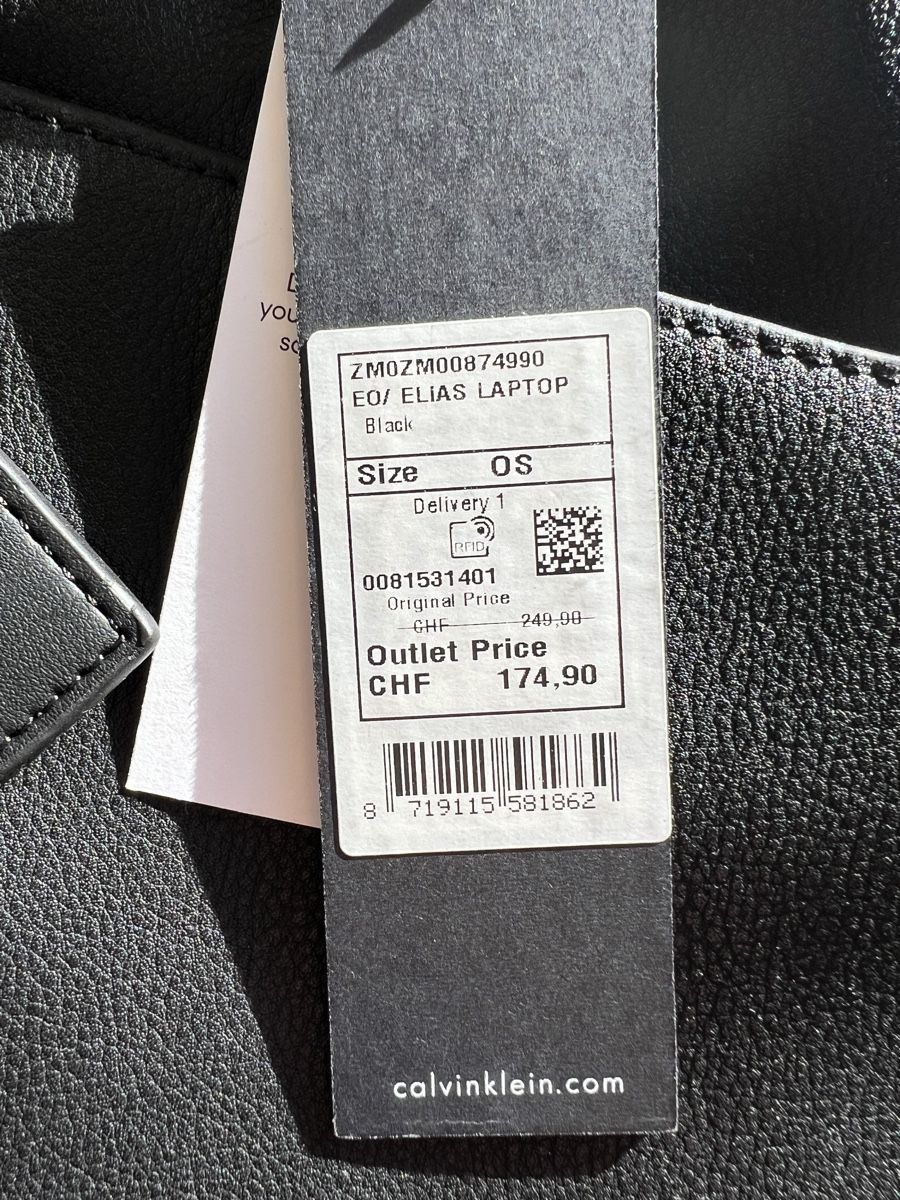 Calvin Klein Valigie & Borse: Calvin Klein Leder Aktentasche/Laptoptasche – Nuovo e nell'imballaggio originale da St. Gallen venduto da Mokki2014 4