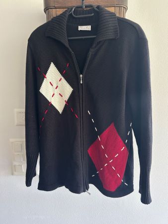 Strickjacke Bonita mit Rautenmuster, Gr. XL,