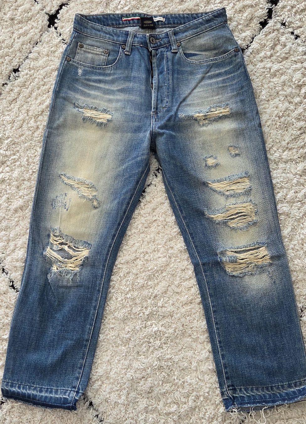 Please Jeans Jeans: Jeans in einer Waschung mit Rissen. – Nuovo (secondo la descrizione) da Belp venduto da mar_wyp6