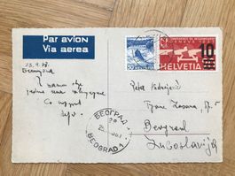 Aufbrauchsausgabe F21 auf Couvert. Abart