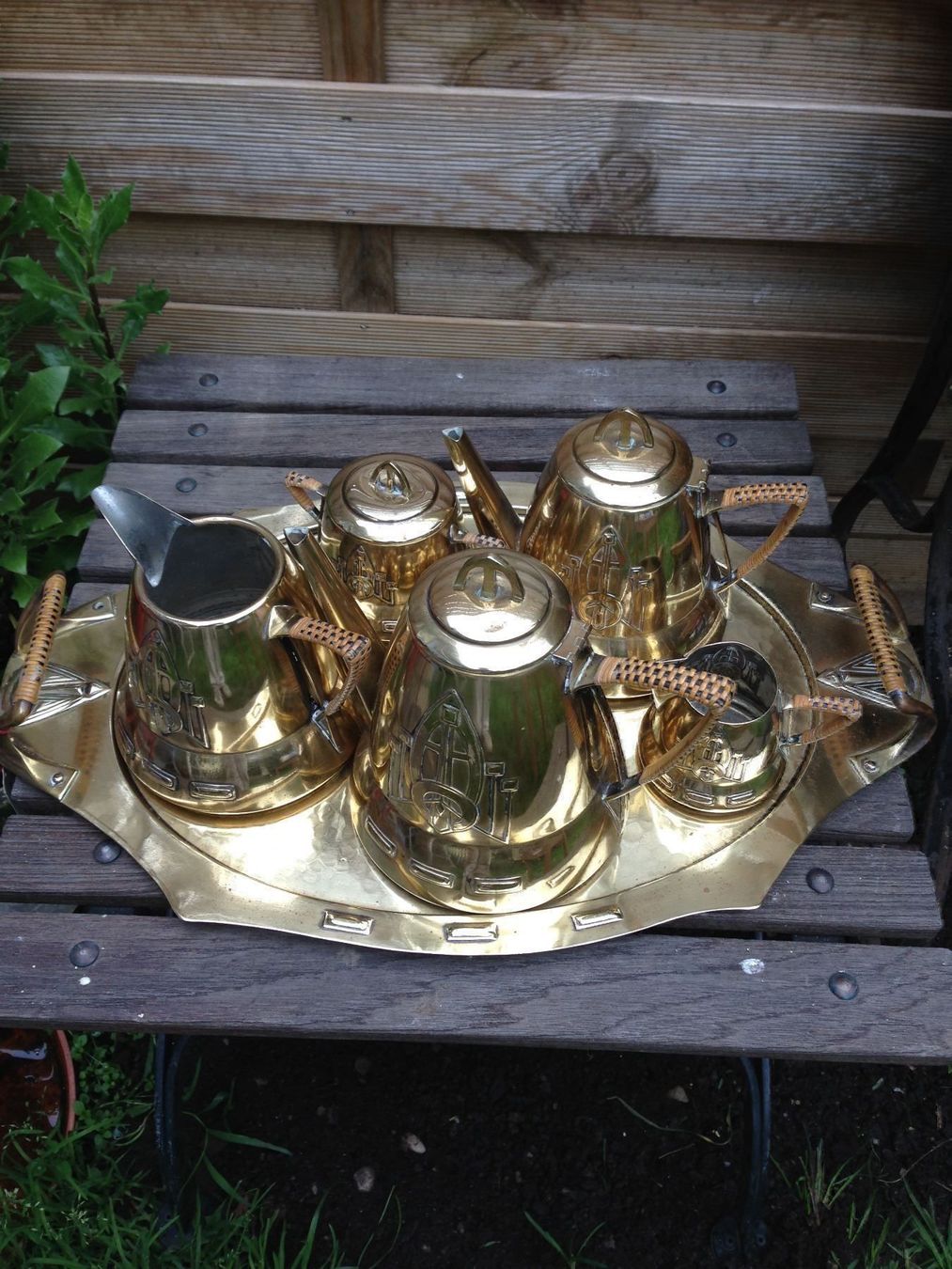 Set di piatti: MARROKANISCHES -TEE/KAFFEE-SERVICE – Usato da Forch venduto da ESELSTEIN