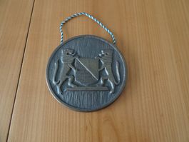DEKO Züri Wappe Escher Wyss AG Metall, Vintage! /ZÜSPA 1968