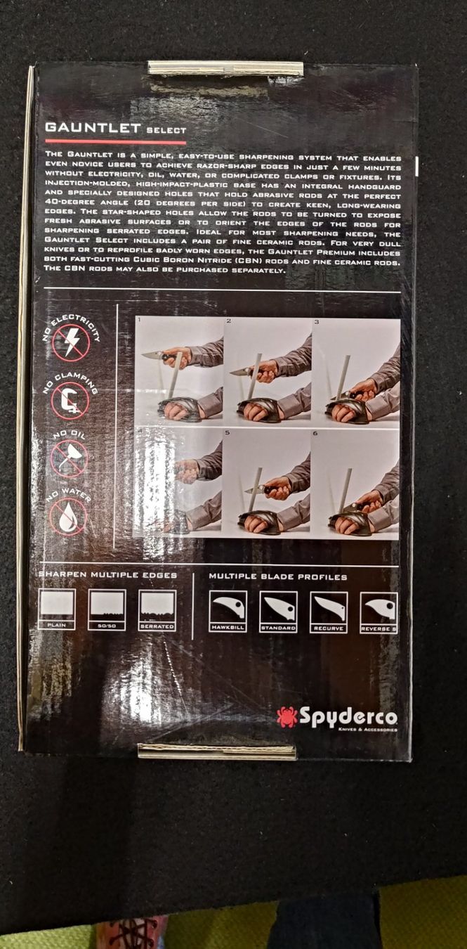 Tutte le macchine: Spyderco Gauntlet Schärftool Keramik – Nuovo e nell'imballaggio originale da Gerzensee venduto da cobo02 3