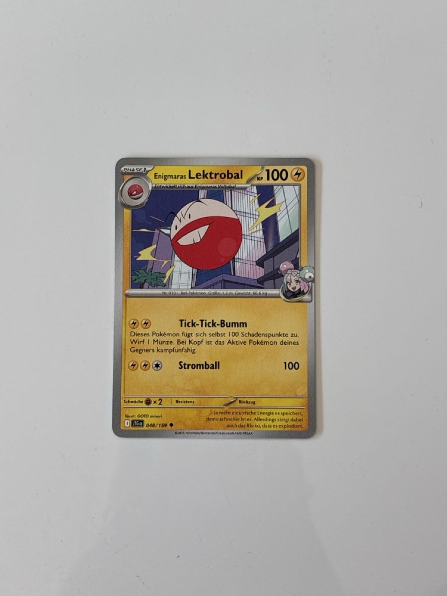 Pokémon Sammelbilder & Trading cards: Pokemon Enigmaras Lektrobal #048/159 DE – Neu (gemäss Beschreibung) aus Meggen von jul_28wg