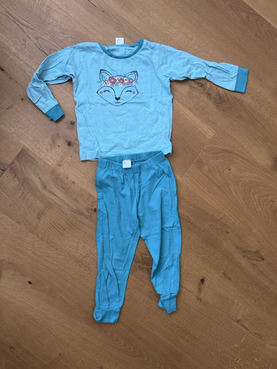 Pigiama & Simili: Kinder Pyjama Grösse 98/104 mit Fuchsprint hellblau – Usato da Recherswil venduto da ch0_y9gb