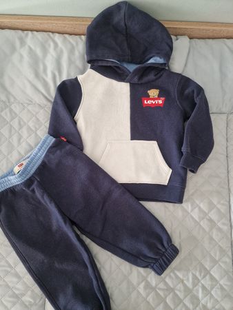 Levi's, Ensemble bébé, 12 mois, Bleu Marine/Blanc🐻💙