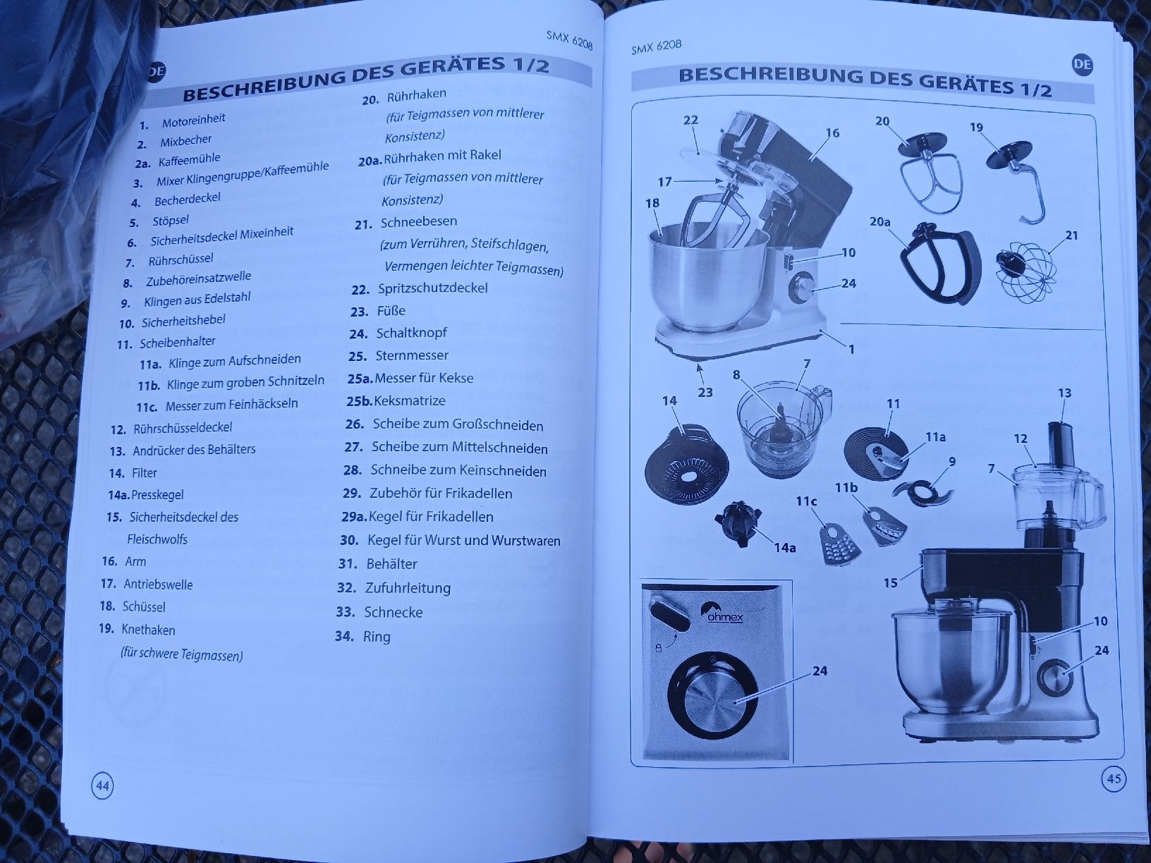 Ohmex Appareils de cuisine: Multifunktionsgerät MIXER – Neuf avec emballage d'origine à Weisslingen par Jilby.14 2