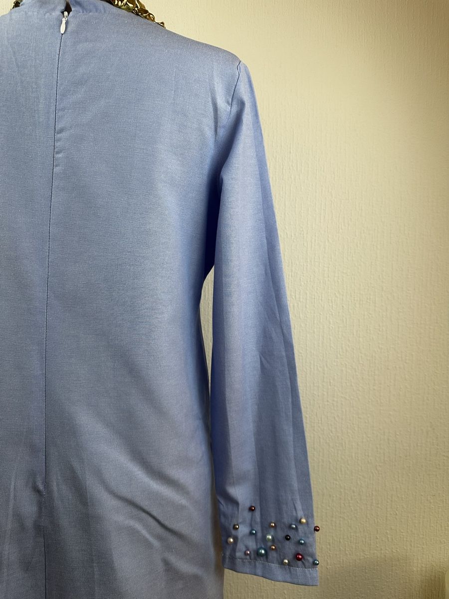 Robes: Robe droite perles bleu clair taille 40 col Mao  – Neuf (Voir description) à Châtelaine par Alexandra.jankowski 5