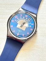 Swatch Uhr, blau, cooler Hingucker für den Sommer