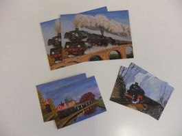 Karten-Set Bahnbilder von Catherine Lutz