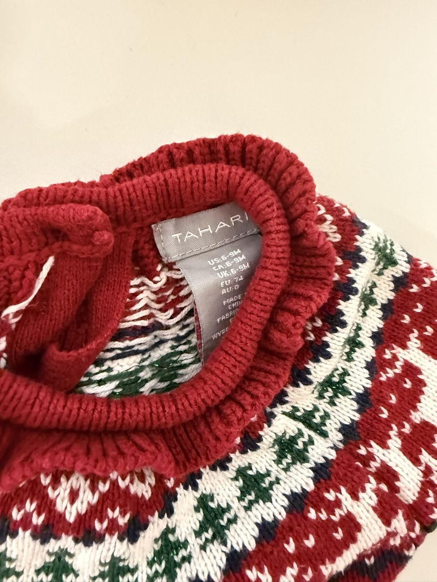 Lotti & Set di vestiti: Weihnachtsbody 6-9M von Tahari – Usato da Bettwiesen venduto da Maori6 1