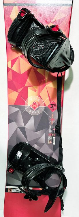 Salomon Board: Snowboard Salomon „ WILD CARD „   150 cm; mit Holzkern – Usato da Brüttisellen venduto da SkiverkaufStepan 1