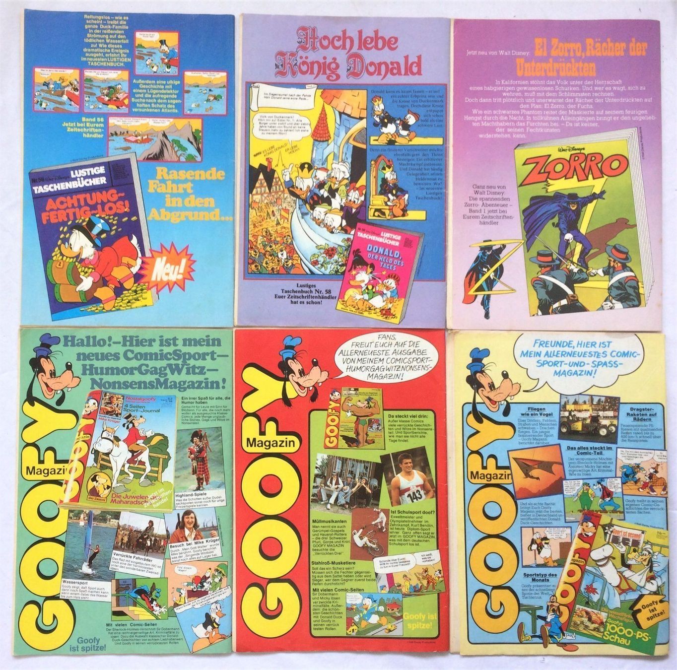 Fumetti: 6x MICKYVISION - Hefte - 1978/79 – Usato da Schaffhausen venduto da durruti 7