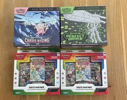 Pokemon First Partner 1+ETB Chaos Rising+Perfect Order