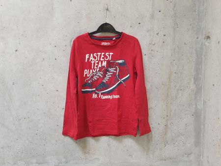 T-shirt manches longues C&A, sneakers, garçon, taille 128